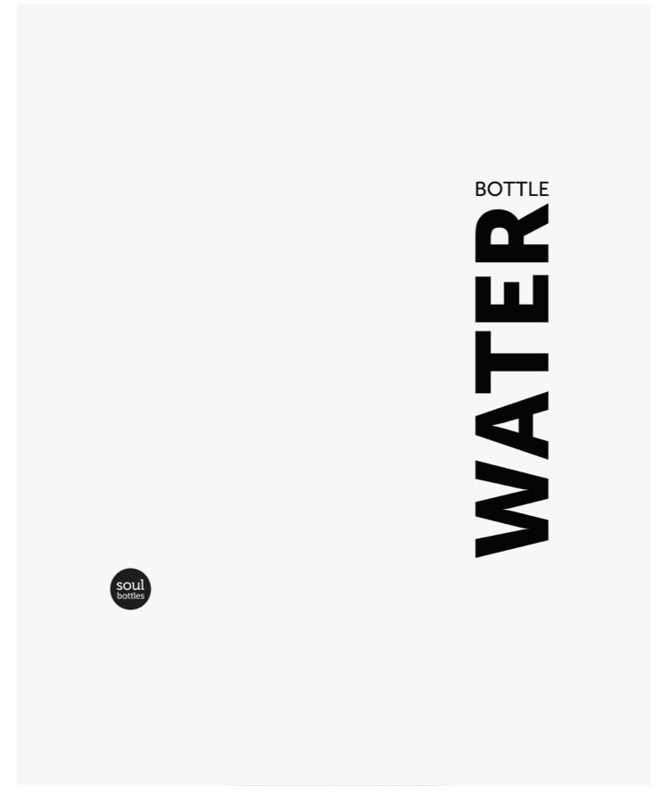Water bottle 1.0 l